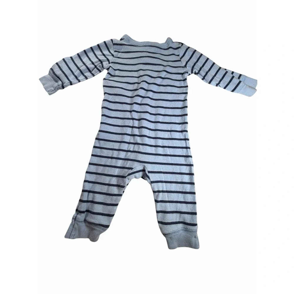 Baby Boy 6 Months Carter's Zip Footed Sleeper Nautical Lot 3 Bundle